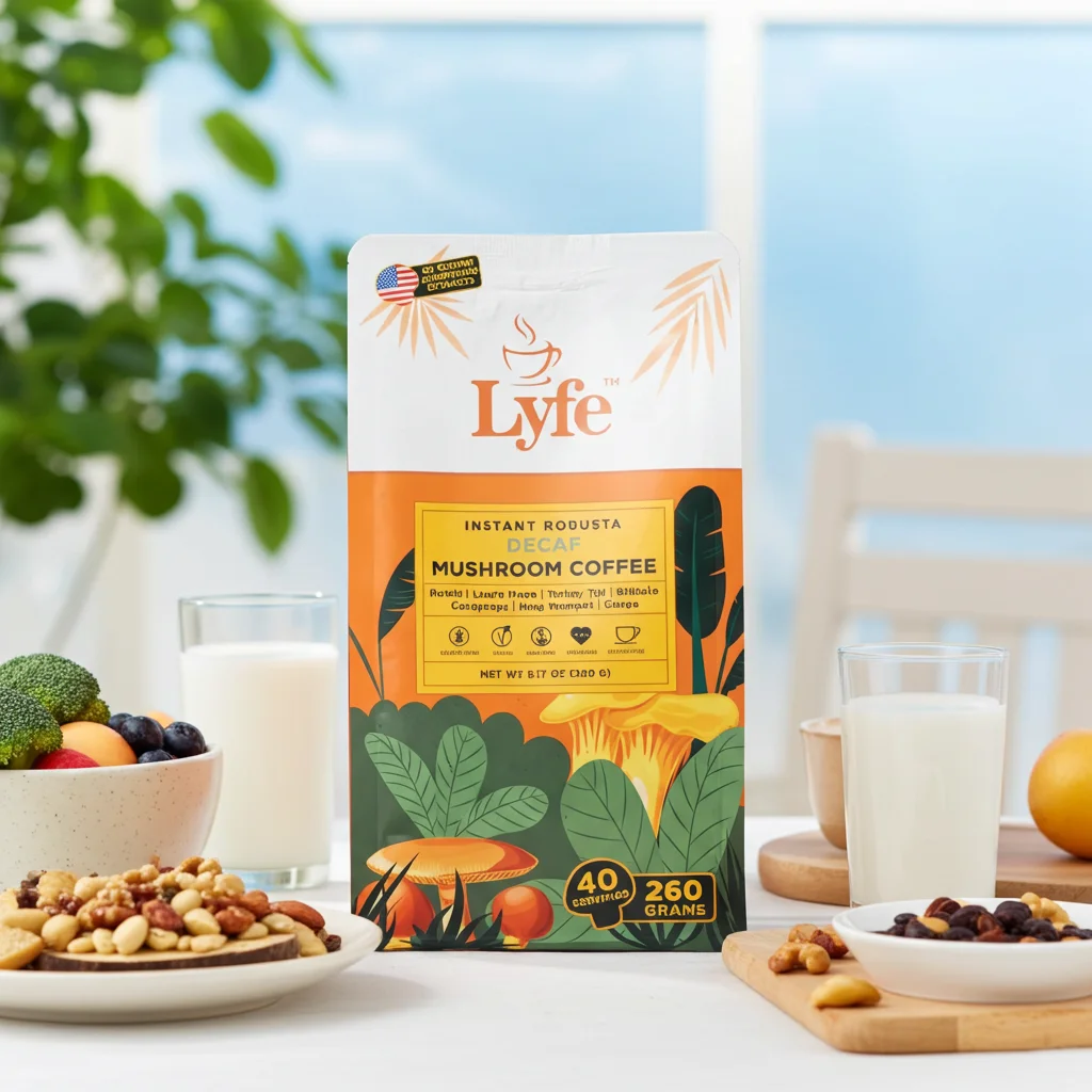 Lyfe™ Brew Decaf Mushroom Coffee