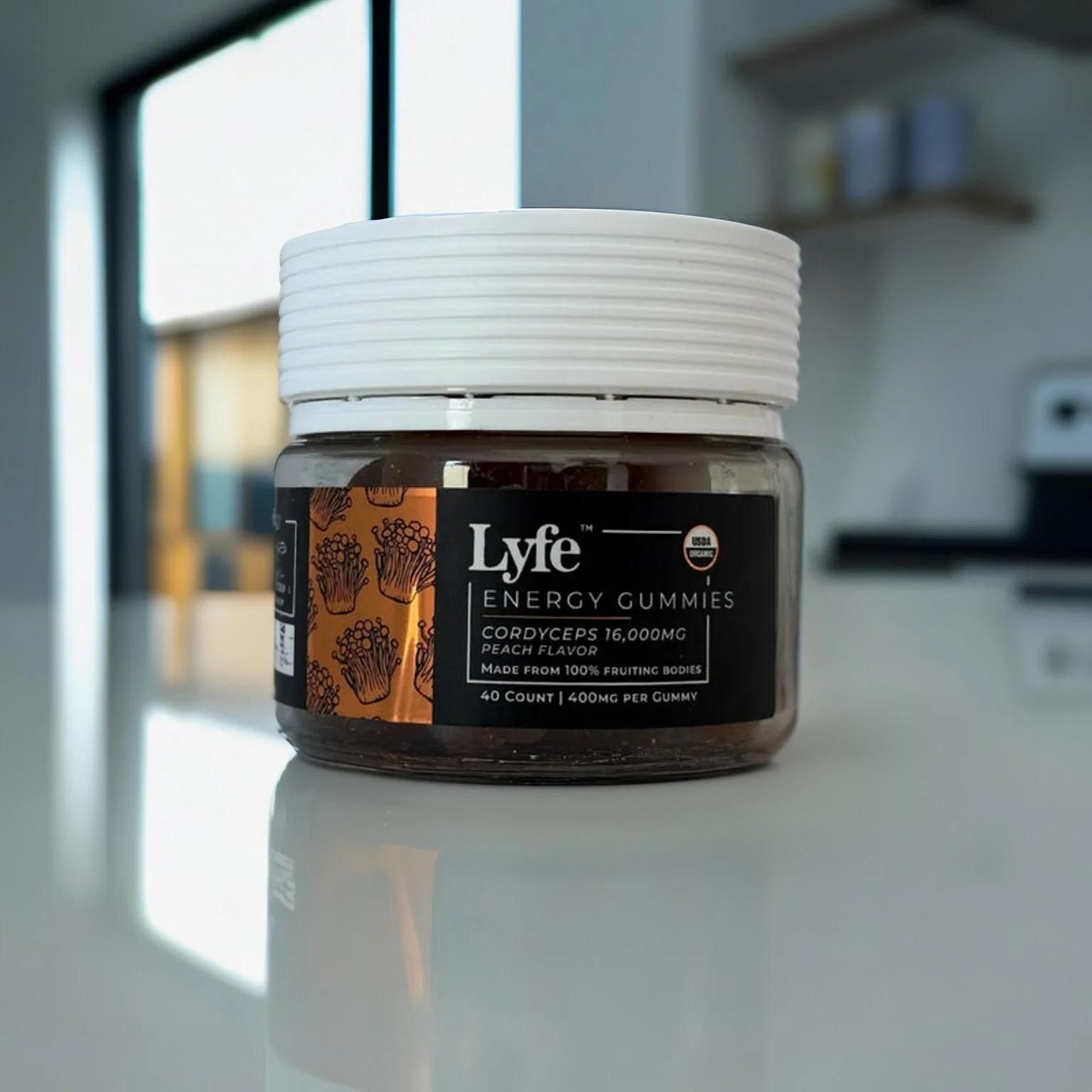 Lyfe Mushroom Energy Gummies with Cordyceps