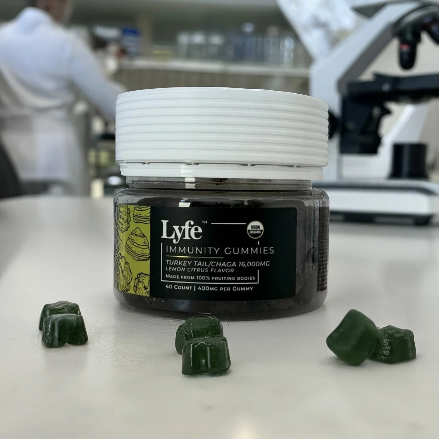 Lyfe Mushroom Immunity Gummies with Turkey Tail