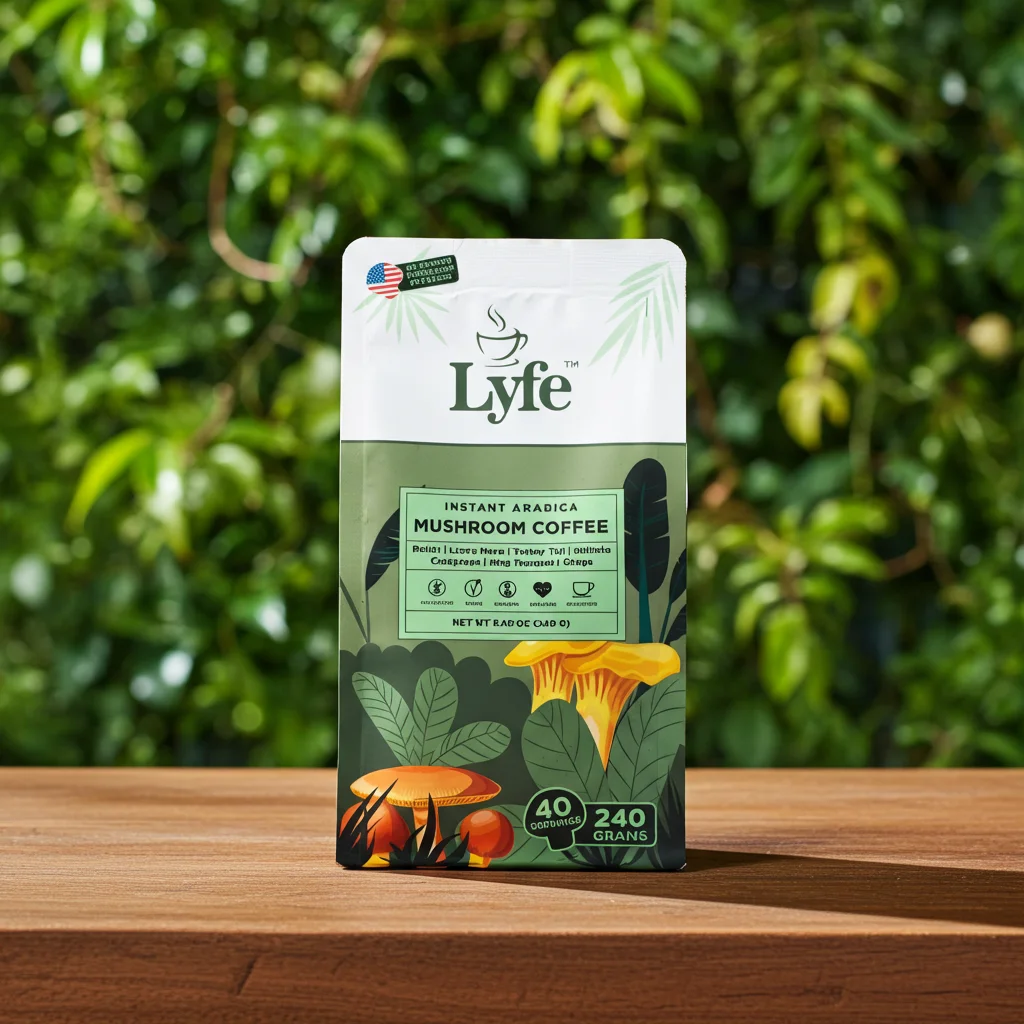 Lyfe Brew Instant Mushroom Coffee with Turkey Tail